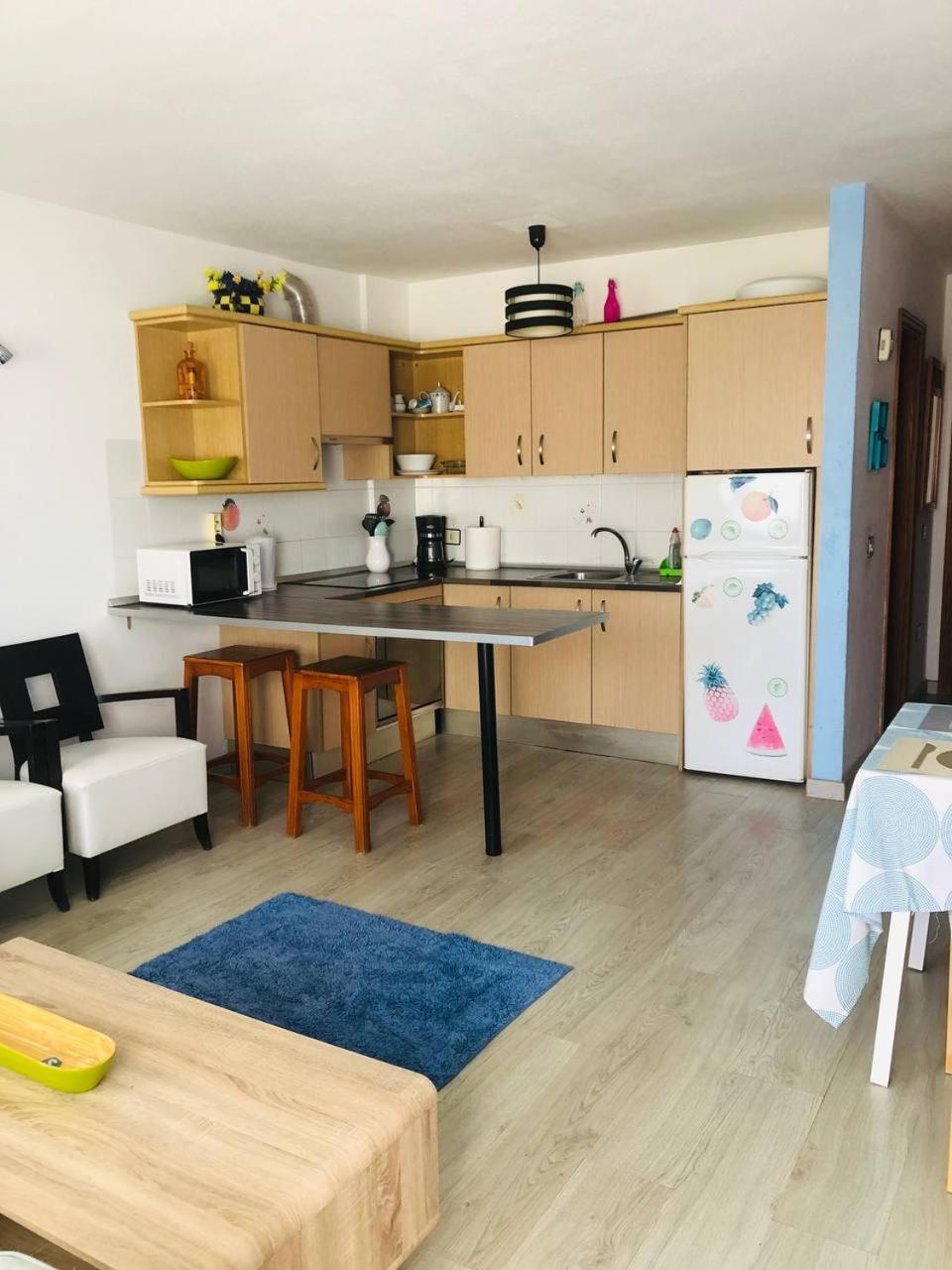 First Line Beach Apartment With Ocean View La Arena ปัวร์โตเดซานตีอาโก ภายนอก รูปภาพ